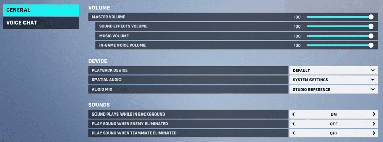 overwatch 2 sound settings